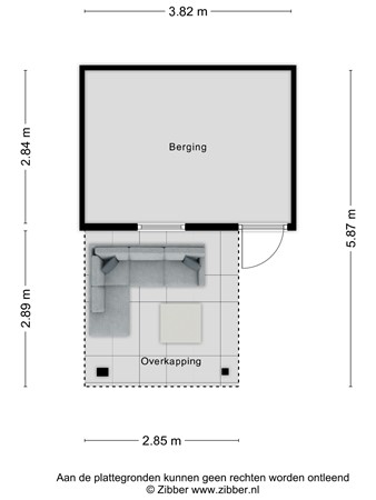 Floorplan - Regentesselaan 57, 3905 GV Veenendaal