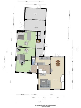 Floorplan - Acacialaan 1, 3901 XC Veenendaal