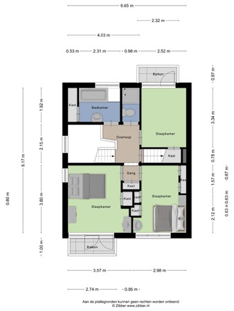 Floorplan - Acacialaan 1, 3901 XC Veenendaal