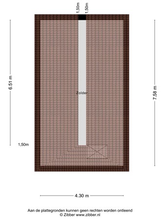 Floorplan - Zilvermos 2, 3904 BM Veenendaal