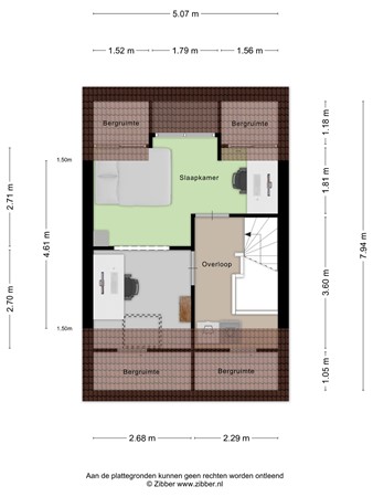 Floorplan - Methorstheem 51, 3907 NE Veenendaal