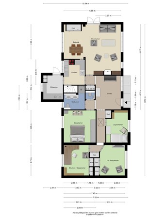 Floorplan - Nieuwe Veenendaalseweg 214, 3911 MR Rhenen