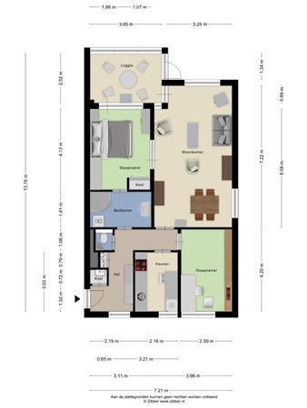 Floorplan - Vijgendam 10, 3901 SL Veenendaal