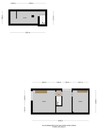 Floorplan - Grebbeweg 47, 3911 AT Rhenen