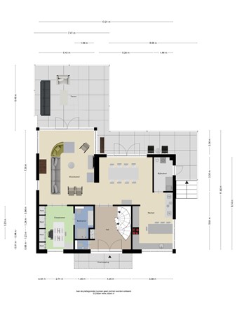 Floorplan - Ribeslaan 12, 3911 ZW Rhenen