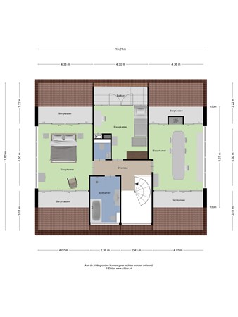 Floorplan - Ribeslaan 12, 3911 ZW Rhenen