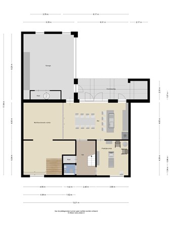 Floorplan - Ribeslaan 12, 3911 ZW Rhenen