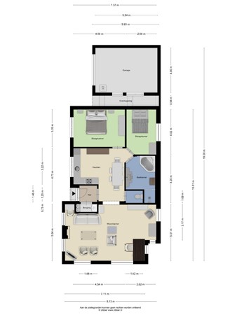 Floorplan - Nieuwe Weg 17, 4031 MN Ingen