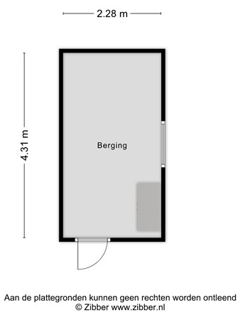 Floorplan - 't Melkhuis 42, 3902 CW Veenendaal