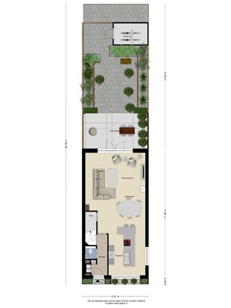 Floorplan - Ambachtsstraat 41, 3903 AJ Veenendaal