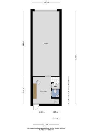 Floorplan - Weversstraat 4A, 3911 KG Rhenen