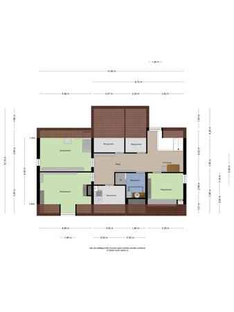 Floorplan - De Boskant 1, 3956 BV Leersum
