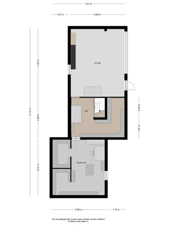 Floorplan - De Boskant 1, 3956 BV Leersum