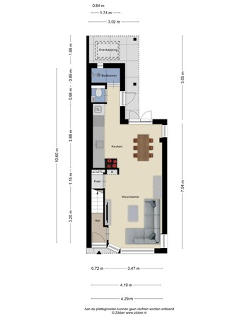 Floorplan - Patrimoniumlaan 116, 3904 AH Veenendaal