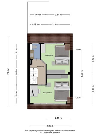 Floorplan - Patrimoniumlaan 116, 3904 AH Veenendaal