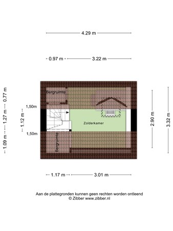 Floorplan - Patrimoniumlaan 116, 3904 AH Veenendaal