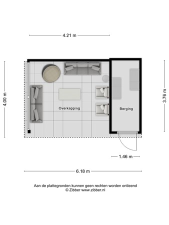 Floorplan - Debussystraat 4, 3906 BK Veenendaal