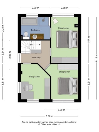 Floorplan - De Kievit 40, 3921 CX Elst