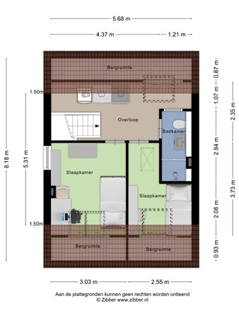 Floorplan - De Kievit 40, 3921 CX Elst