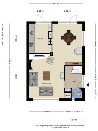 Floorplan - Beukenlaan 8, 3911 XK Rhenen