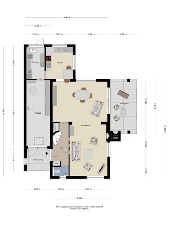 Floorplan - Boegspriet 15, 3904 PV Veenendaal