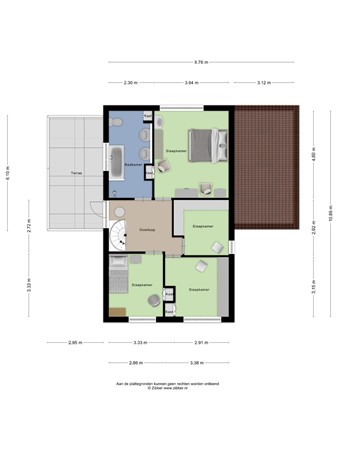 Floorplan - Boegspriet 15, 3904 PV Veenendaal