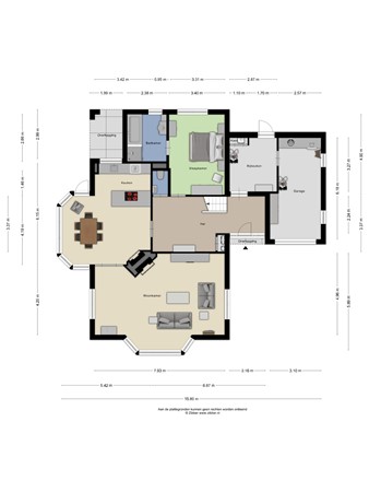 Floorplan - Kade 14, 6745 XB De Klomp
