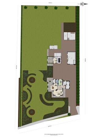 Floorplan - Kade 14, 6745 XB De Klomp