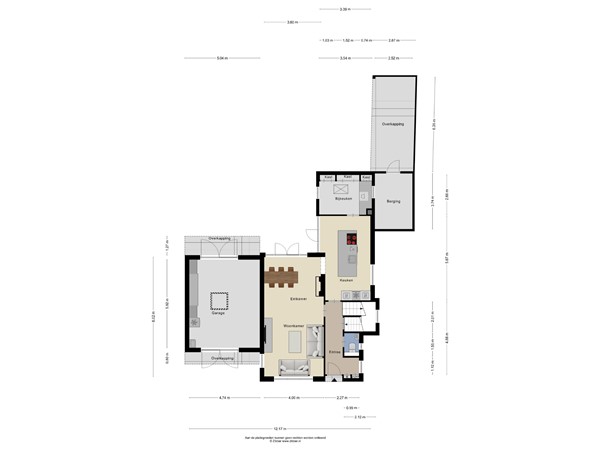 Floorplan - Kon Wilhelminaweg 82, 3958 CR Amerongen