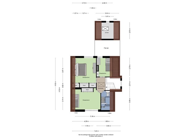 Floorplan - Kon Wilhelminaweg 82, 3958 CR Amerongen