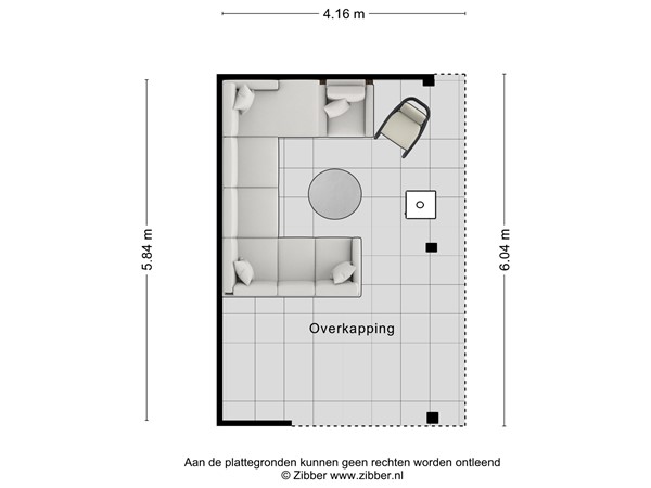 Floorplan - Kon Wilhelminaweg 82, 3958 CR Amerongen