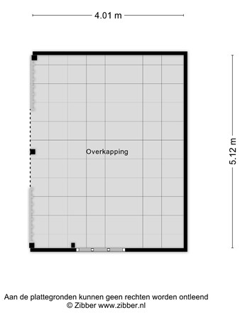 Floorplan - Kerkewijk 102, 3904 JG Veenendaal