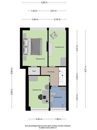 Floorplan - Teldersweg 50, 3911 PZ Rhenen