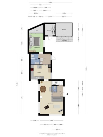 Floorplan - Driftweg 23C, 3921 DR Elst