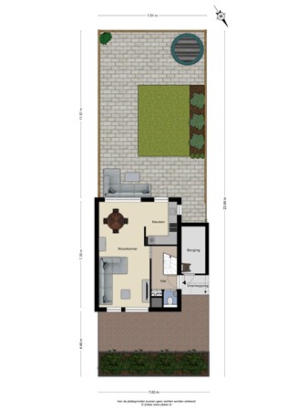 Floorplan - De Voorposten 24, 3925 TR Scherpenzeel