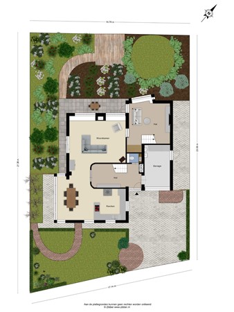 Floorplan - Betje Wolfflaan 16, 3906 WN Veenendaal