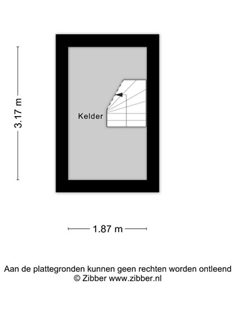 Floorplan - Stationsstraat 41, 3905 JG Veenendaal