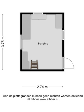 Floorplan - Stationsstraat 41, 3905 JG Veenendaal