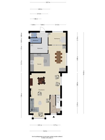 Floorplan - Prins Willem-Alexanderpark 2, 3905 DA Veenendaal