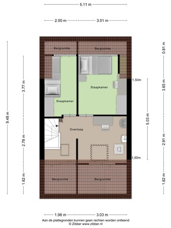 Floorplan - Monte Christolaan 32, 3903 XJ Veenendaal