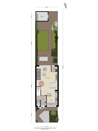 Floorplan - Monte Christolaan 32, 3903 XJ Veenendaal