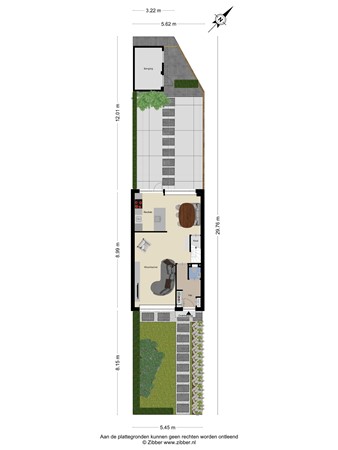 Floorplan - Kamgras 27, 3902 BA Veenendaal