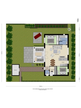 Floorplan - Nieuwe Veenendaalseweg 229-128, 3911 MJ Rhenen