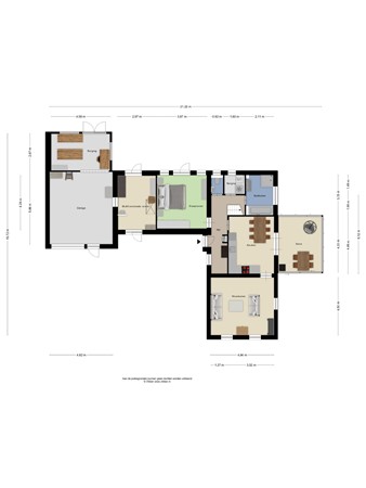 Floorplan - Vissersweg 35, 3921 DA Elst