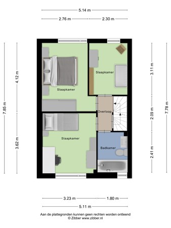Floorplan - Heideweg 13, 3921 CJ Elst