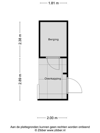 Floorplan - Heideweg 13, 3921 CJ Elst