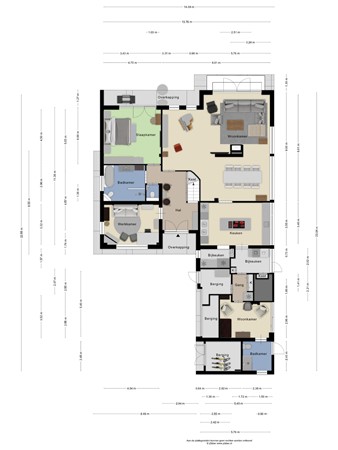 Floorplan - De Tinneweide 139, 3901 KJ Veenendaal