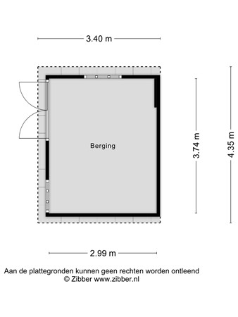 Floorplan - De Tinneweide 139, 3901 KJ Veenendaal