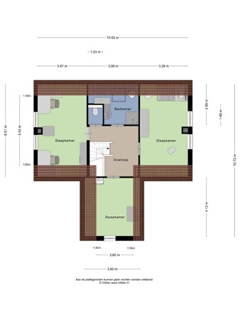 Floorplan - Het Bosje 31, 3921 EH Elst