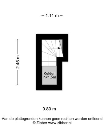 Floorplan - Het Bosje 31, 3921 EH Elst